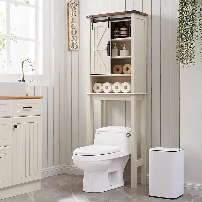 Farmhouse Over The Toilet Storage Cabinet, Cabinet Over Toilet 28