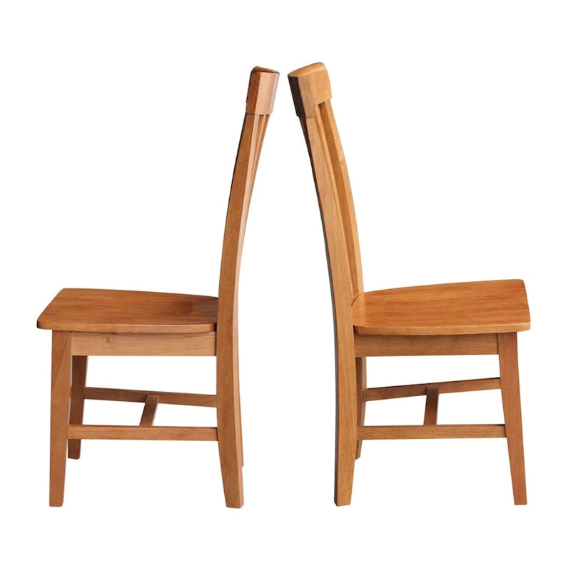 International Concepts Solid Wood Cosmo Tall Mission Chairs, Set of 2 8