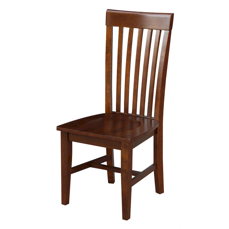 International Concepts Solid Wood Cosmo Tall Mission Chairs, Set of 2 21
