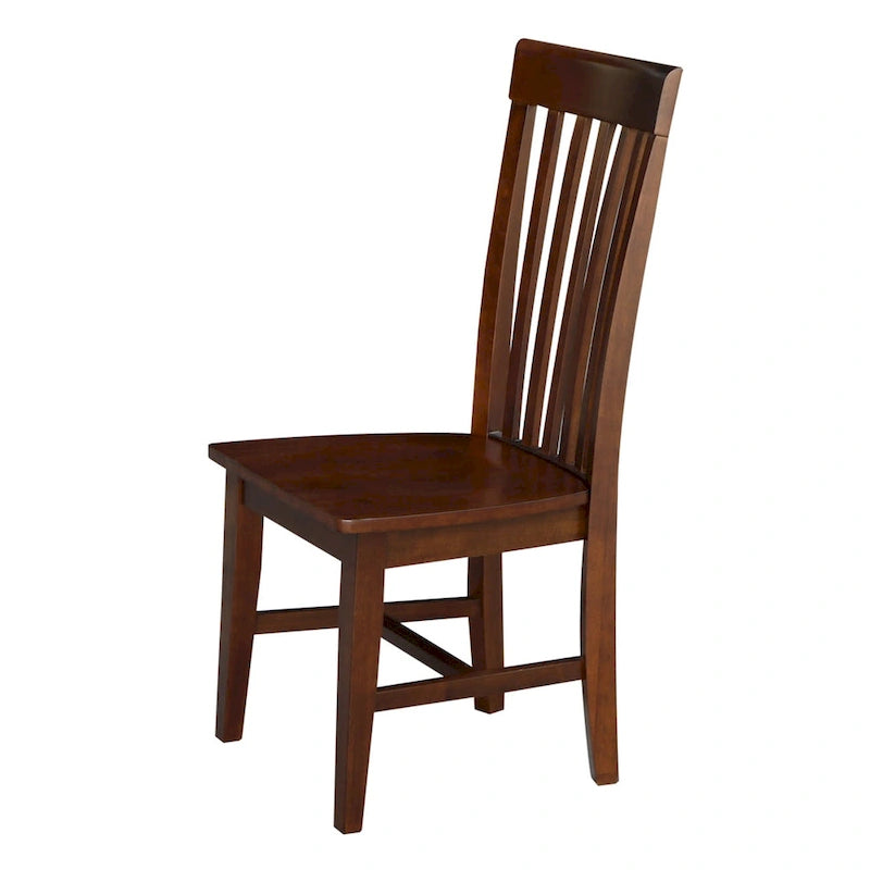 International Concepts Solid Wood Cosmo Tall Mission Chairs, Set of 2 25