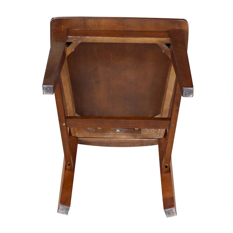 International Concepts Solid Wood Cosmo Tall Mission Chairs, Set of 2 30