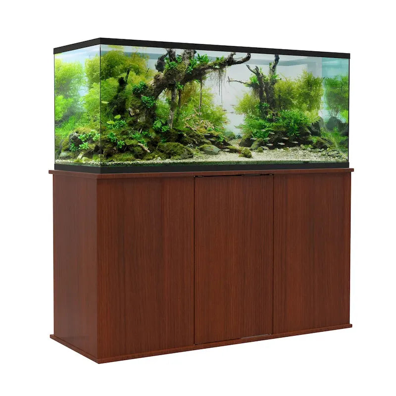 Aquatic Fundamentals 75/90 Gallon Serene Cherry Aquarium Stand with Enclosed Storage 6