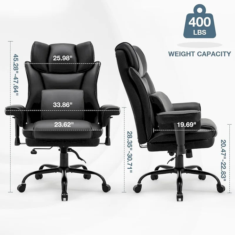 Rocking Desk Chair Ergonomic Executive Office Chair with Adjustable Pa