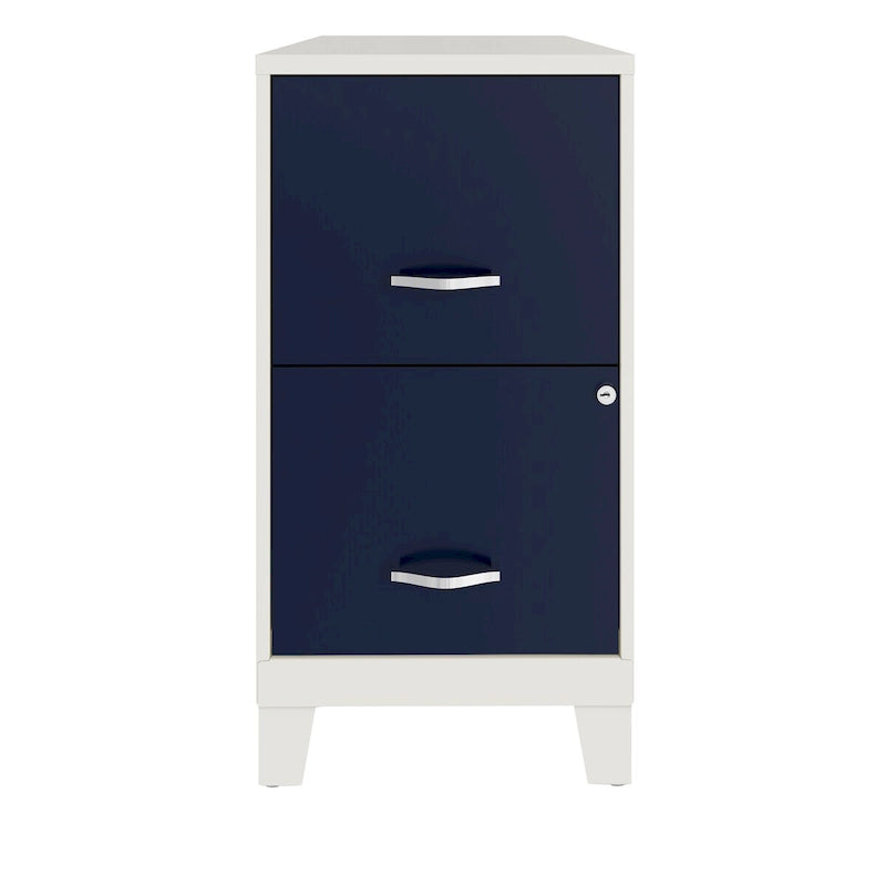 Space Solutions 18D 2 Drawer Vertical File Cabinet with Accessory Drawer and Legs 7