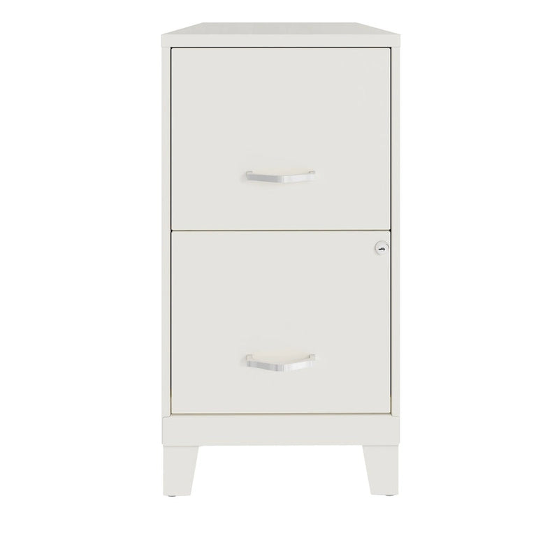Space Solutions 18D 2 Drawer Vertical File Cabinet with Accessory Drawer and Legs 2