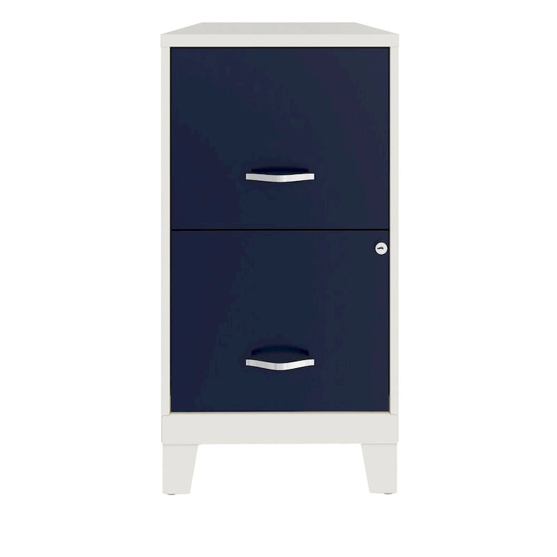 Space Solutions 18D 2 Drawer Vertical File Cabinet with Accessory Drawer and Legs 4