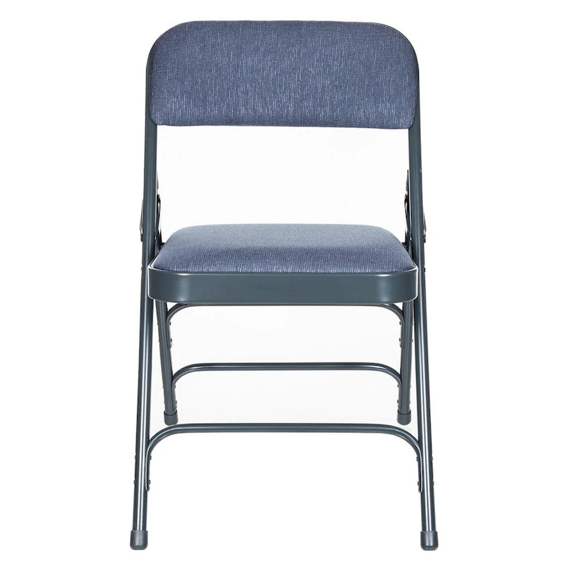 Sedia pieghevole a tre rinforzi in tessuto della collezione Bernadine di Hampden Furnishings, confezione da 4 pezzi 7