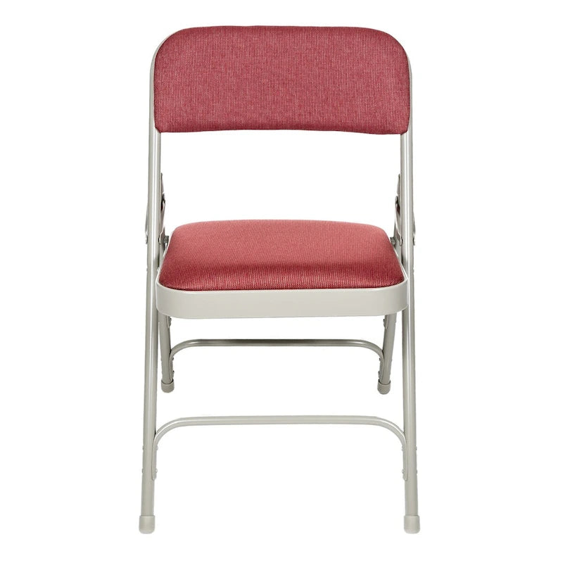 Sedia pieghevole a tre rinforzi in tessuto della collezione Bernadine di Hampden Furnishings, confezione da 4 pezzi 17