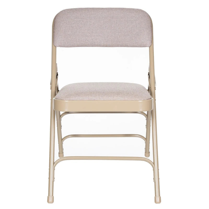 Sedia pieghevole a tre rinforzi in tessuto della collezione Bernadine di Hampden Furnishings, confezione da 4 pezzi 22