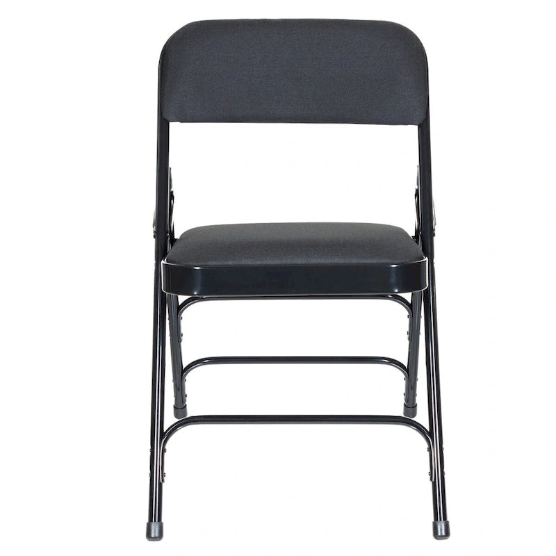 Sedia pieghevole a tre rinforzi in tessuto della collezione Bernadine di Hampden Furnishings, confezione da 4 pezzi 27
