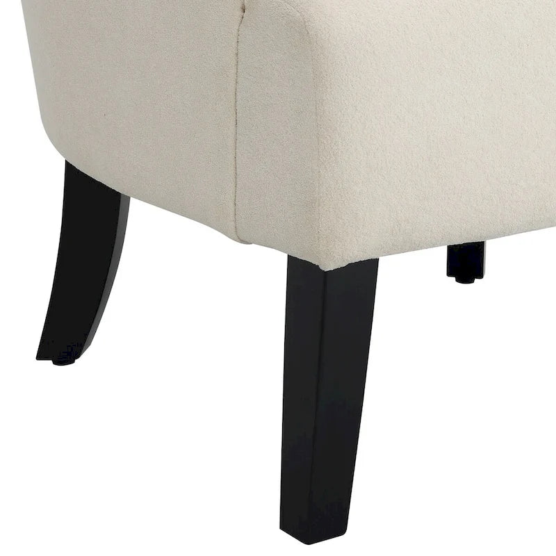 Upholstered Accent Chairs, Armchair Club Chair With Wooden Leg For Living room, Bedroom Reading Room 31