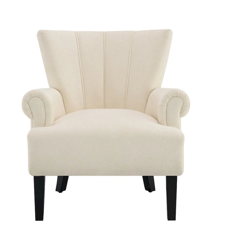 Upholstered Accent Chairs, Armchair Club Chair With Wooden Leg For Living room, Bedroom Reading Room 32
