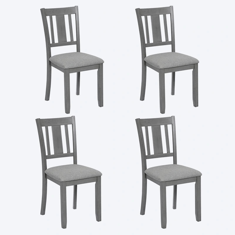 Set of 4 Counter Height Dining Chairs with Padded Seats 19