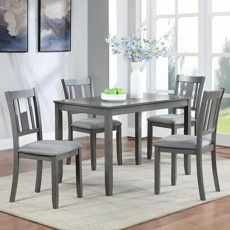Set of 4 Counter Height Dining Chairs with Padded Seats 18