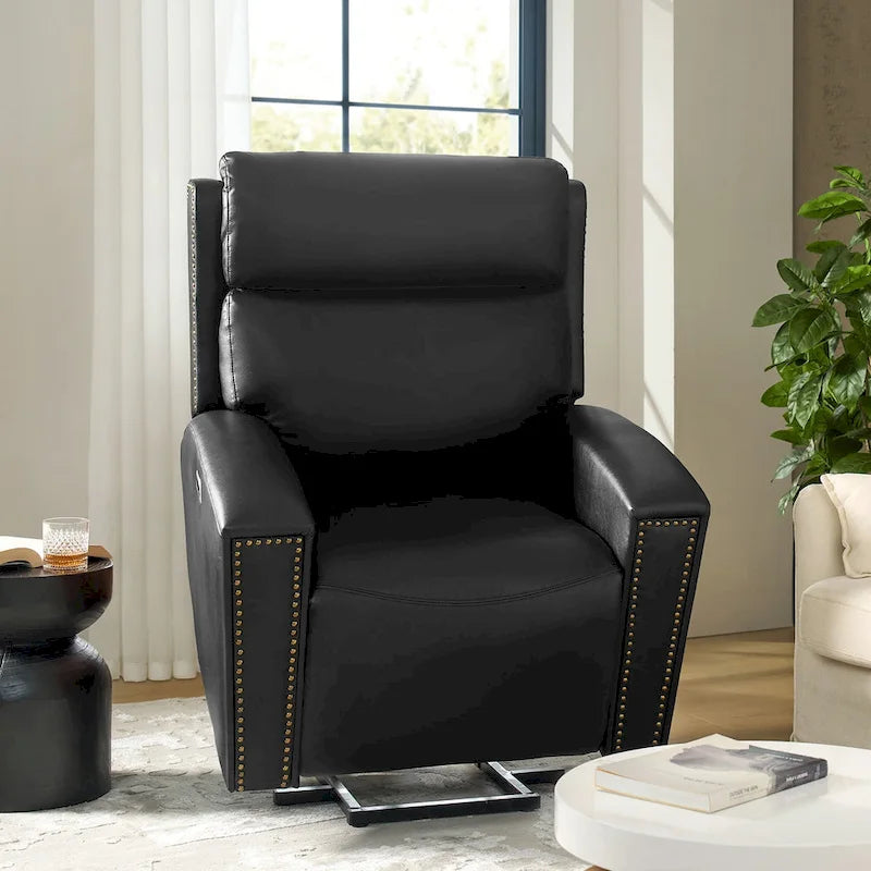 Power Modern Massage and Heating Lift Recliner Chair with Charging Ports by HULALA HOME 2