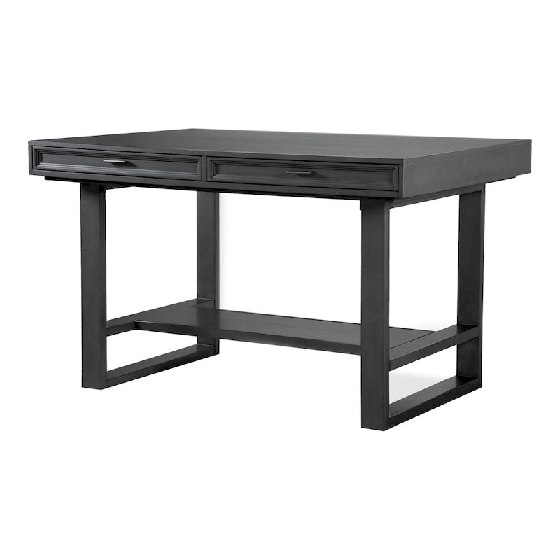 Furniture of America Isolde Black 60-inch Solid Wood Counter Height Dining Table with Drawers 7