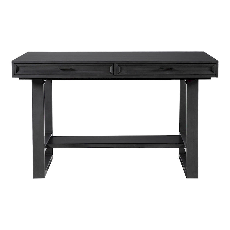 Furniture of America Isolde Black 60-inch Solid Wood Counter Height Dining Table with Drawers 8
