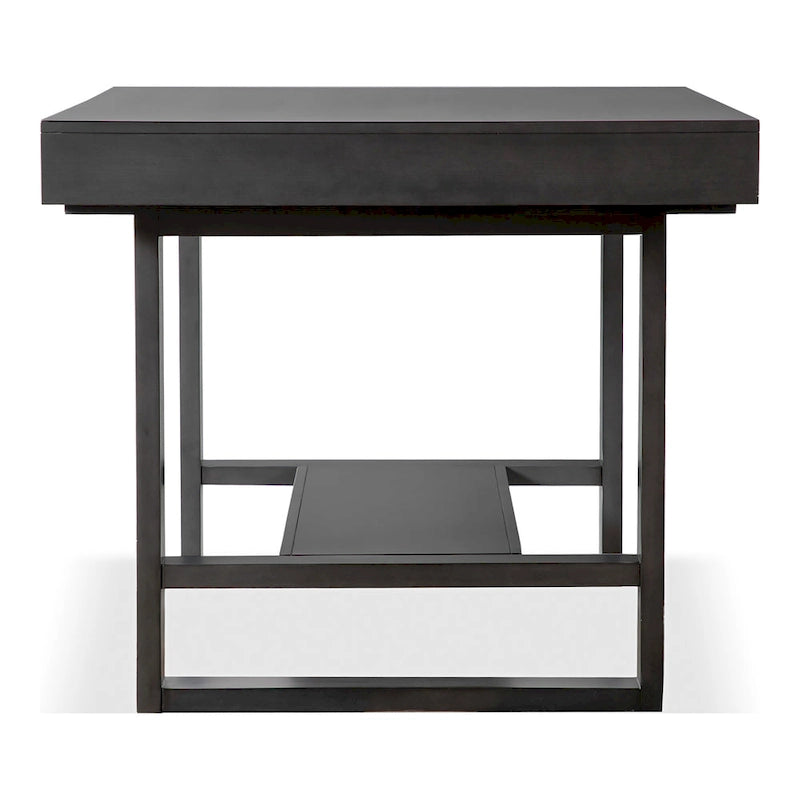 Furniture of America Isolde Black 60-inch Solid Wood Counter Height Dining Table with Drawers 9