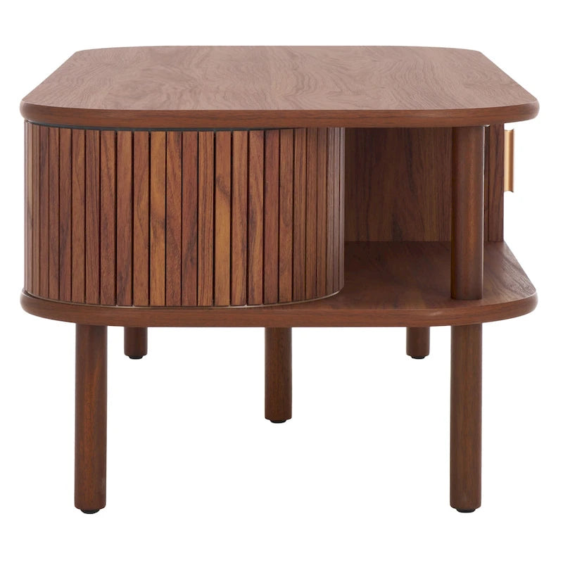 SAFAVIEH Home Tealla 2 Tambour Door Coffee Table - 43Wx22Dx17H 19