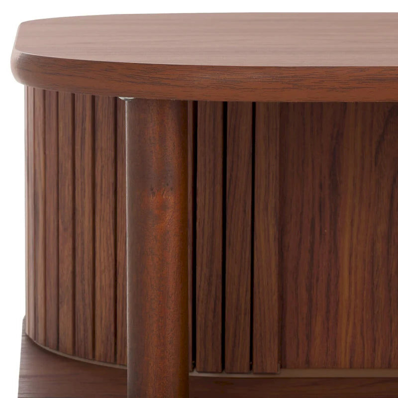 SAFAVIEH Home Tealla 2 Tambour Door Coffee Table - 43Wx22Dx17H 25