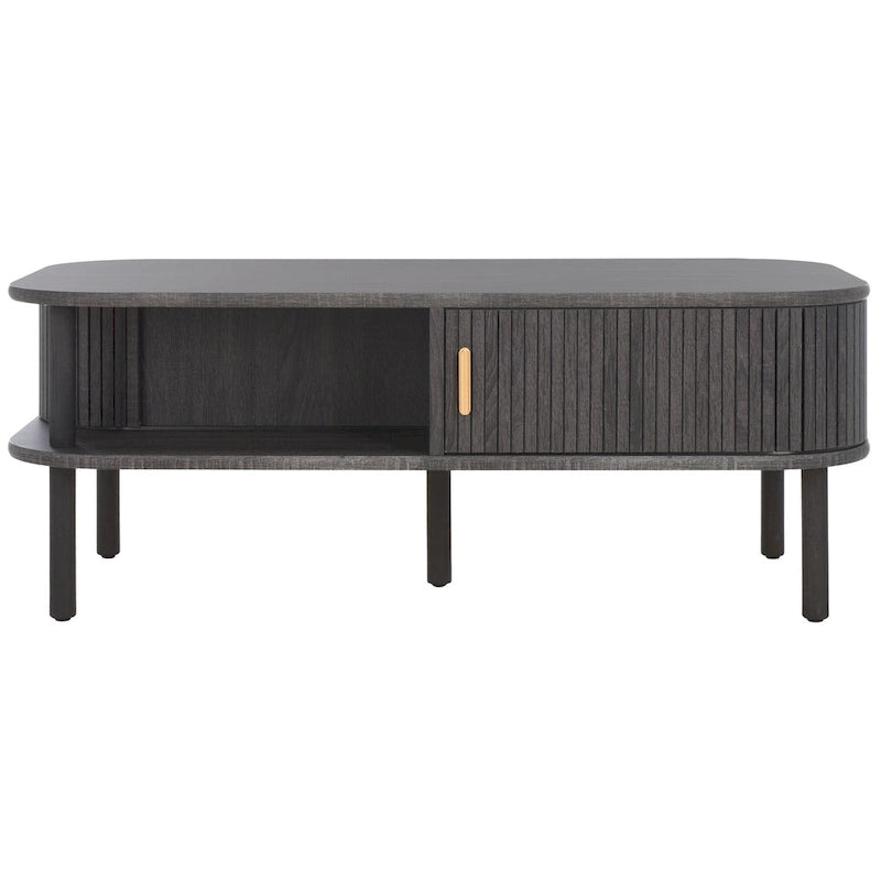 SAFAVIEH Home Tealla 2 Tambour Door Coffee Table - 43Wx22Dx17H 32