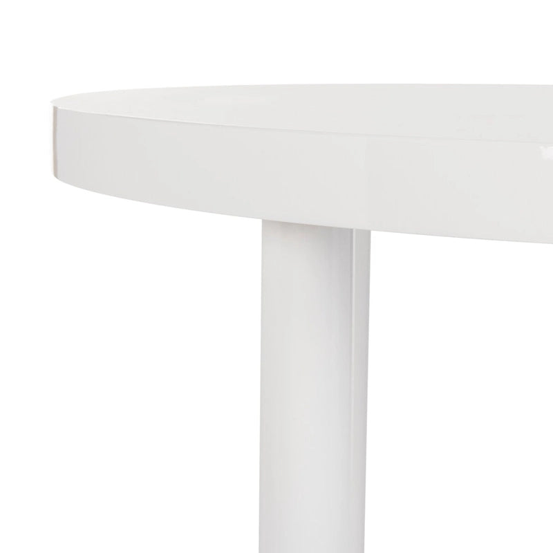 SAFAVIEH Janell White Dining Table - 39.4 x 39.4 x 30 - 39.4 x 39.4 x 30 - 39Wx39Dx30H