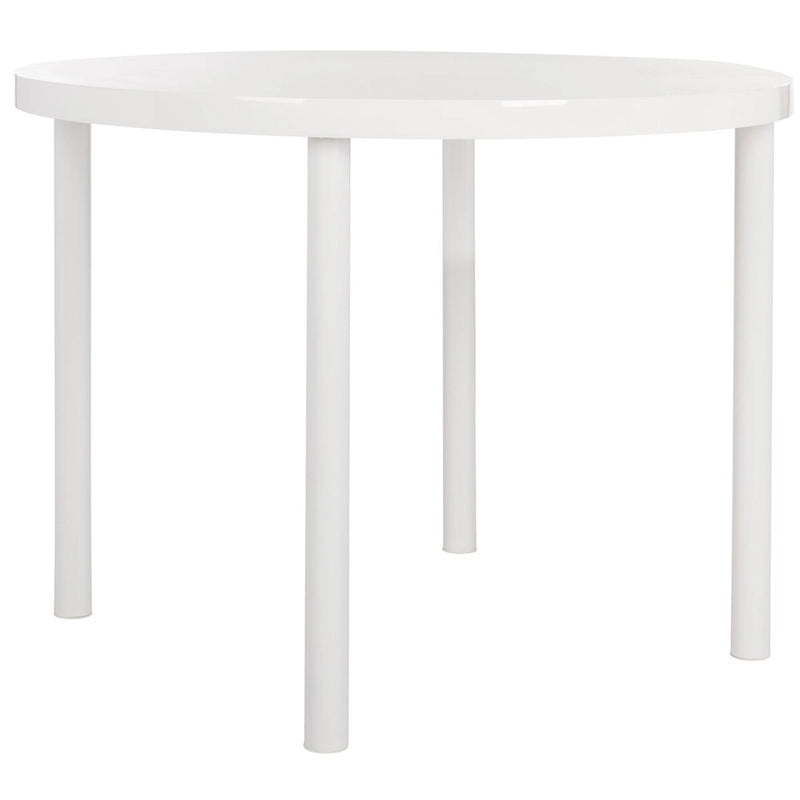 SAFAVIEH Janell White Dining Table - 39.4 x 39.4 x 30 - 39.4 x 39.4 x 30 - 39Wx39Dx30H 4