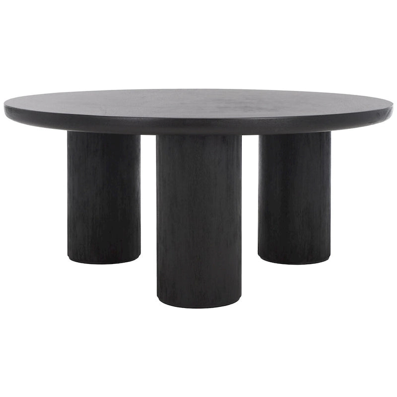 SAFAVIEH Home Mork 3 Leg Round Coffee Table - 40Wx40Dx18H 11