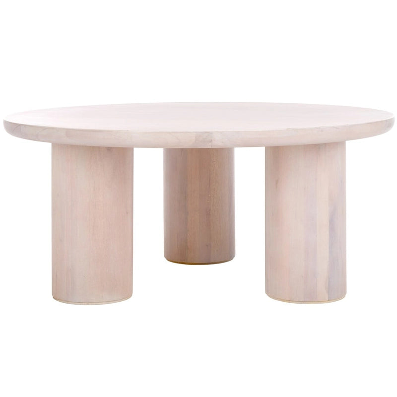 SAFAVIEH Home Mork 3 Leg Round Coffee Table - 40Wx40Dx18H 17