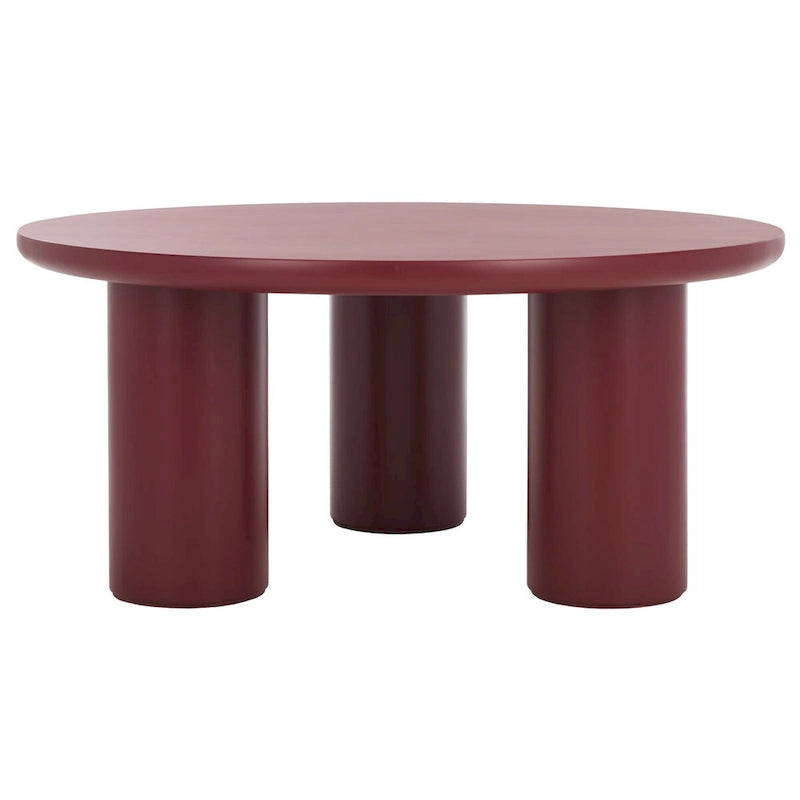 SAFAVIEH Home Mork 3 Leg Round Coffee Table - 40Wx40Dx18H 25