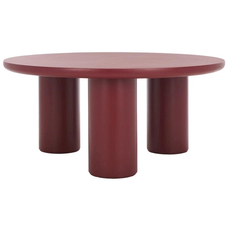 SAFAVIEH Home Mork 3 Leg Round Coffee Table - 40Wx40Dx18H 27