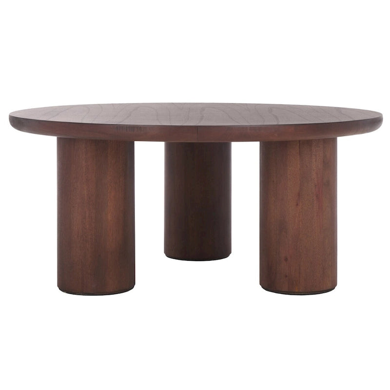 SAFAVIEH Home Mork 3 Leg Round Coffee Table - 40Wx40Dx18H 33