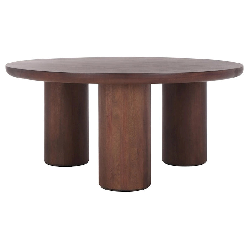 SAFAVIEH Home Mork 3 Leg Round Coffee Table - 40Wx40Dx18H 35