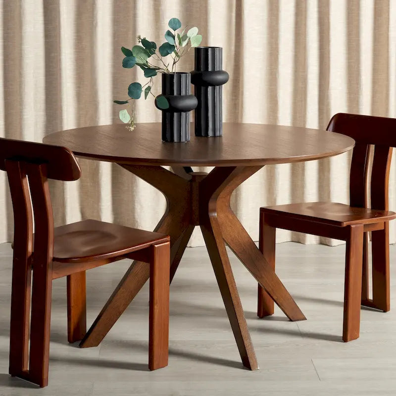 SAFAVIEH Couture Meiko 46-inch Round Dining Table - 46 In W x 46 In D x 30 In H - 46Wx46Dx30H 31