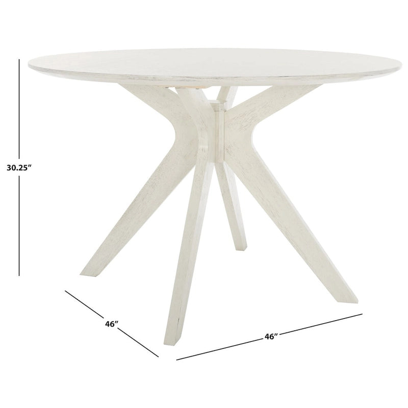 SAFAVIEH Couture Meiko 46-inch Round Dining Table - 46 In W x 46 In D x 30 In H - 46Wx46Dx30H 20