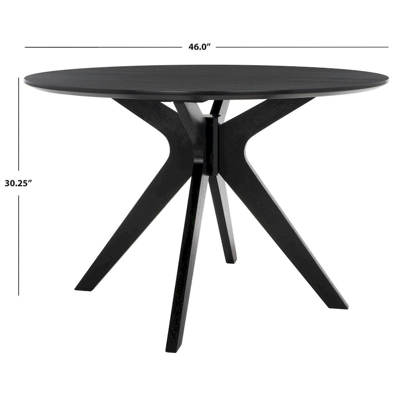 SAFAVIEH Couture Meiko 46-inch Round Dining Table - 46 In W x 46 In D x 30 In H - 46Wx46Dx30H 29
