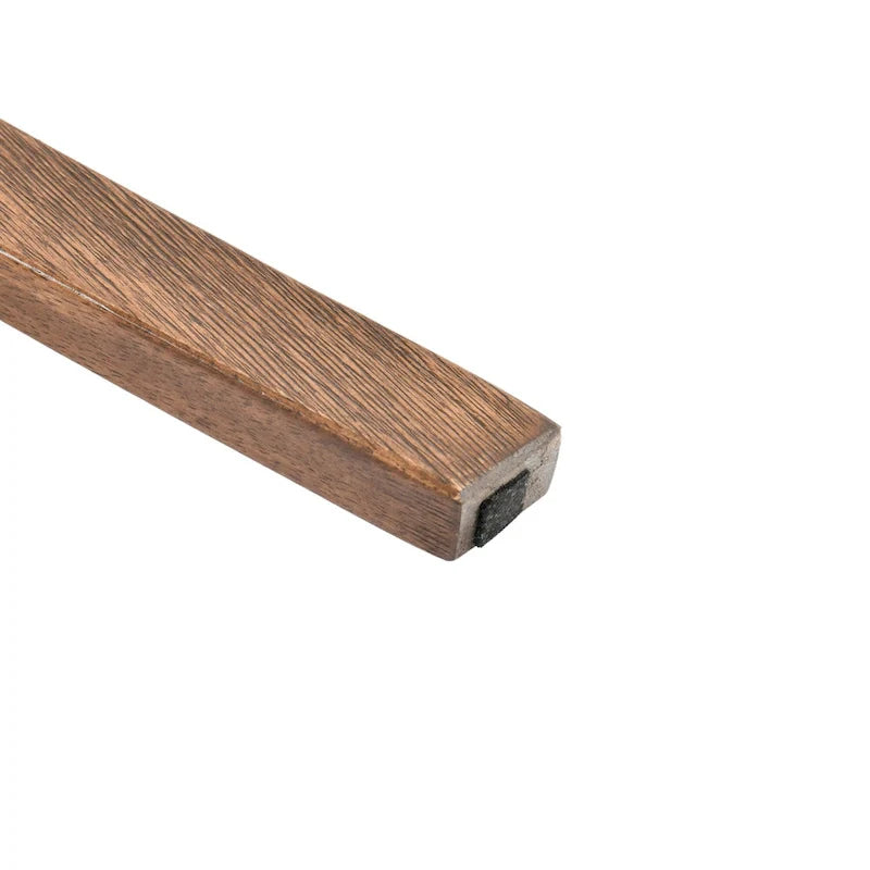 Set di 5 mobili da pranzo in legno massello 47L (1 tavolo + 4 sedie con schienale a doghe) 9