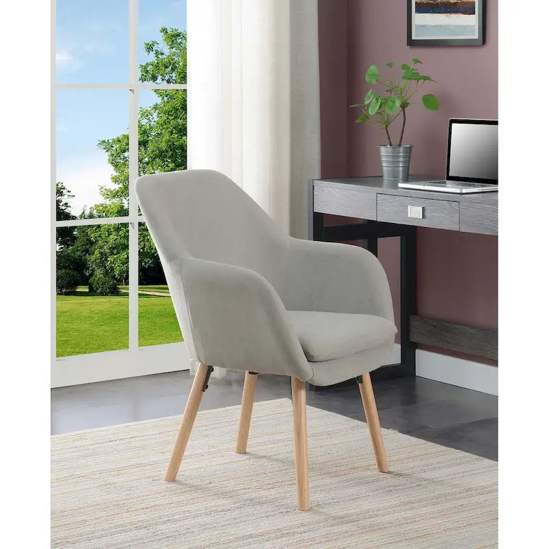 Convenience Concepts Take a Seat Charlotte Poltrona Accento Imbottita con Schienale Alto 9