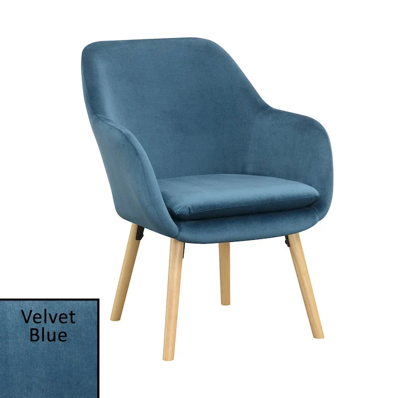Convenience Concepts Take a Seat Charlotte Poltrona Accento Imbottita con Schienale Alto 34