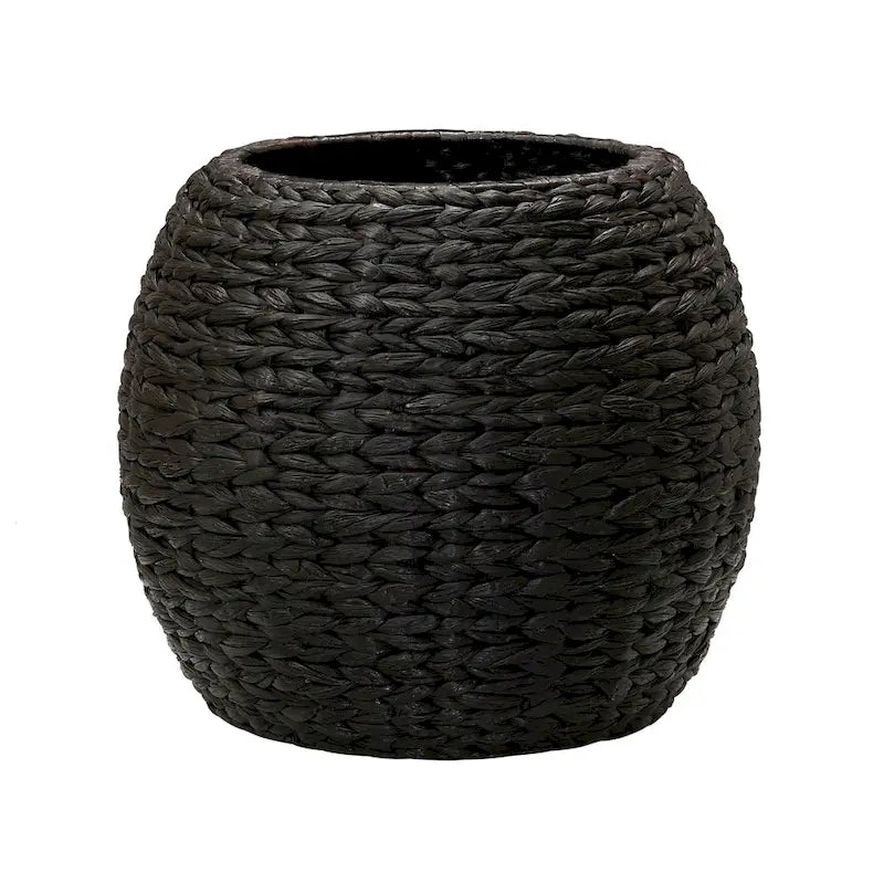 Household Essentials Handwoven Barrel Wicker Storage Basket Side Table - 17.0L x 17.0W x 19.0H 44