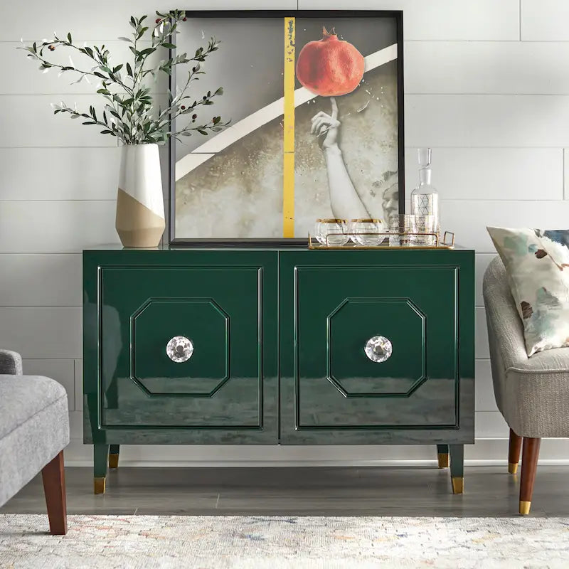 angelo:HOME Jaslene Glossy Glam Buffet/Media Cabinet 6