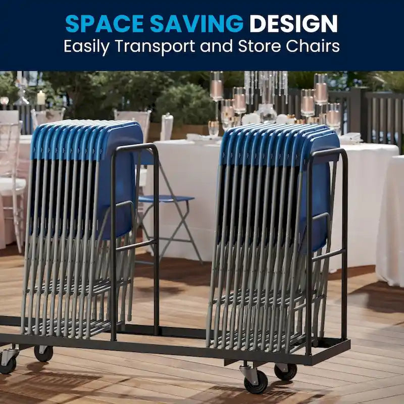Plastic Folding Chair - 10 Pack 650LB Weight Capacity - Event Chair 7