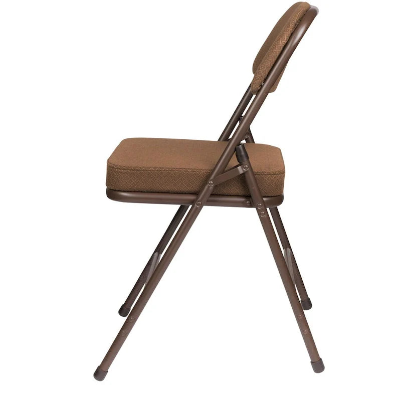Hampden Furnishings Bernadine Collection Deluxe Fabric Padded Folding Chair, Pack of 2 19