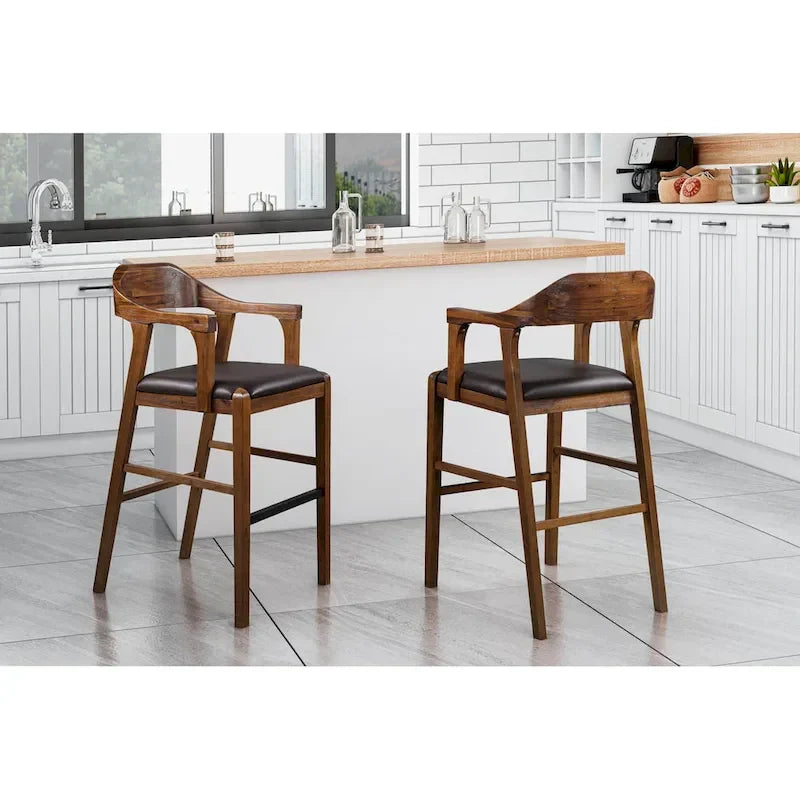 Rasmus Wood Counter or Bar Stool 20
