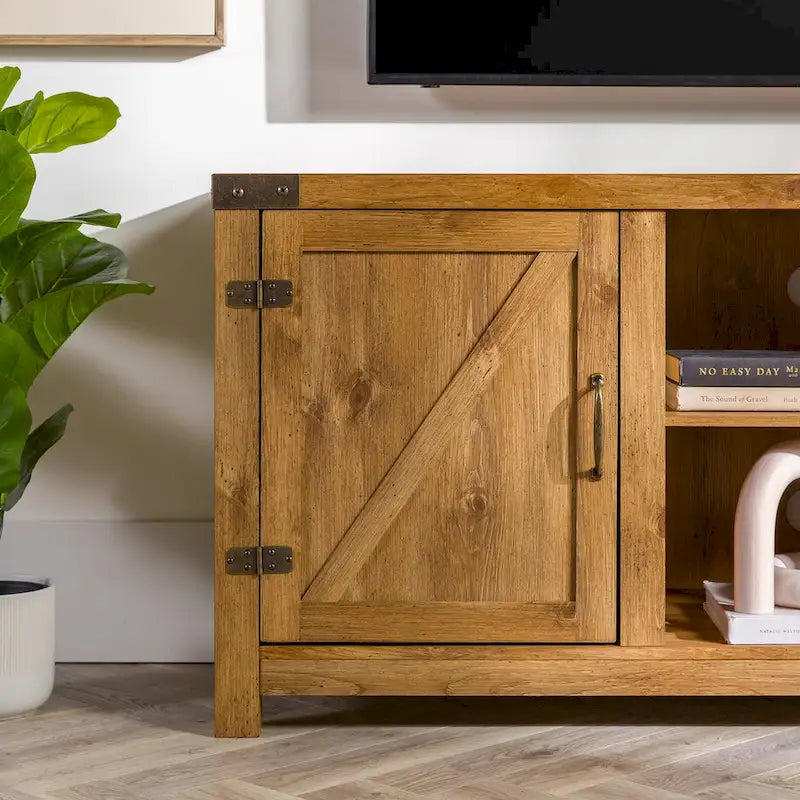 Middlebrook Firebranch 58-inch Barn Door TV Stand 17