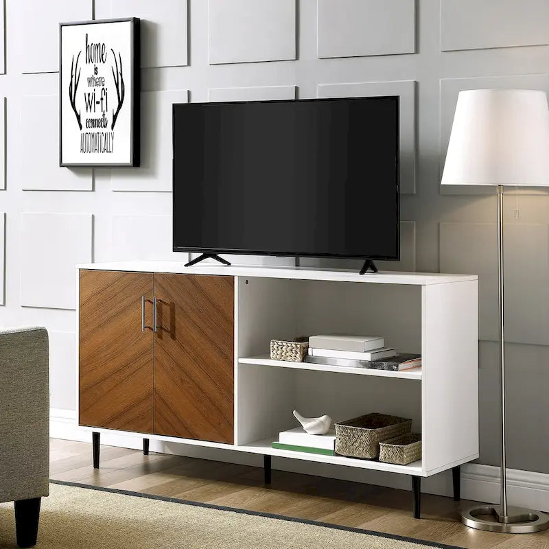 Mobile TV Middlebrook Cassandra da 58 pollici con motivo bookmatch 24