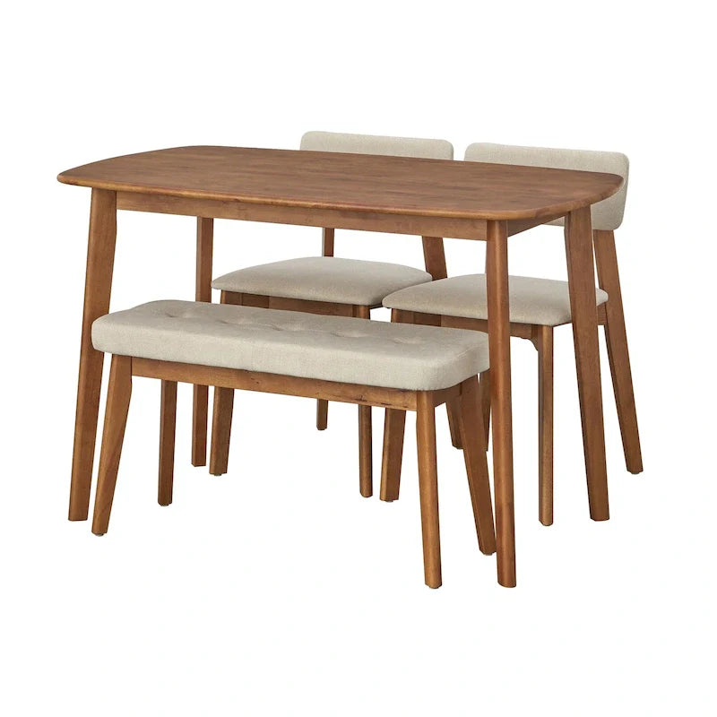Simple Living 4-Piece Nettie Solid Wood Dining Set 13