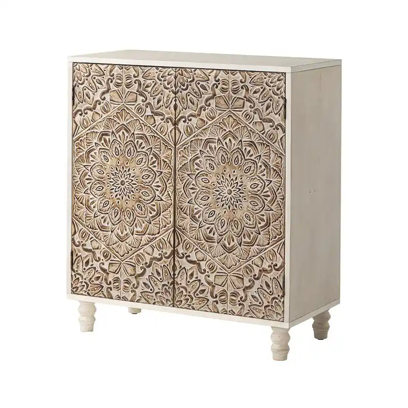 COSIEST Vintage Sideboard Storage Cabinet and Buffet 10