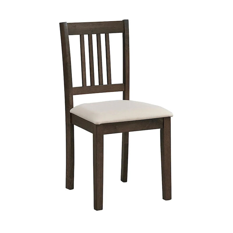 Set Tavolo e Sedie per Colazione in Cucina, Tavolo da Pranzo Quadrato in Legno, Tavolo da Pranzo Casuale con 4 Sedie Imbottite 14
