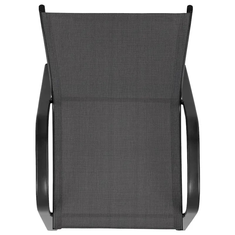 4 Pack Outdoor Barstools with Flex Comfort Material - Patio Stool 12
